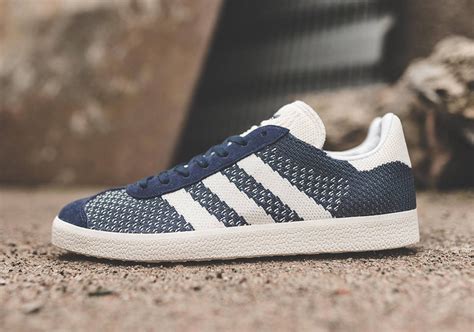 adidas gazelle primeknit weiß blau|Adidas gazelle sneakers.